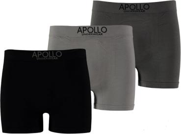 3er-Pack TippTexx 24 Apollo Boxershorts Seamless, Unterwäsche für Herren